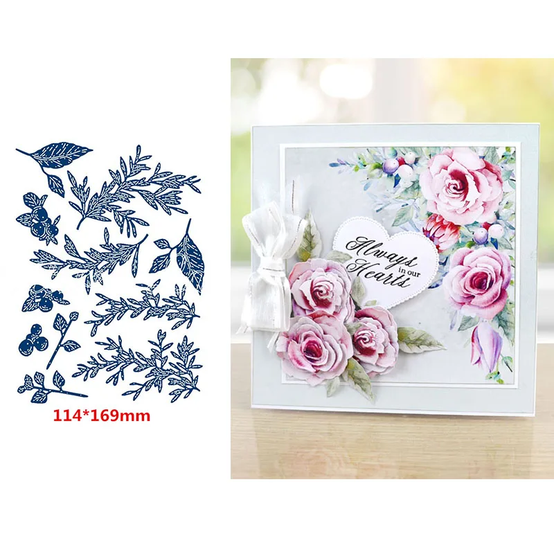 1Watercolour Foliage Oasis цветочные гирлянды металлические режущие штампы новые трафареты для DIY бумажные карточки для скрапбукинга поделки для изготовления декоративных Новые - Цвет: 1Watercolour Foliage