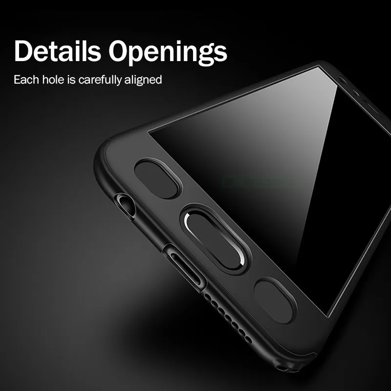 OICGOO 360 Degree Full Case For Huawei P20 P10 Lite Plus Pro With Glass Phone Cover Honor 9 V10 Shell |