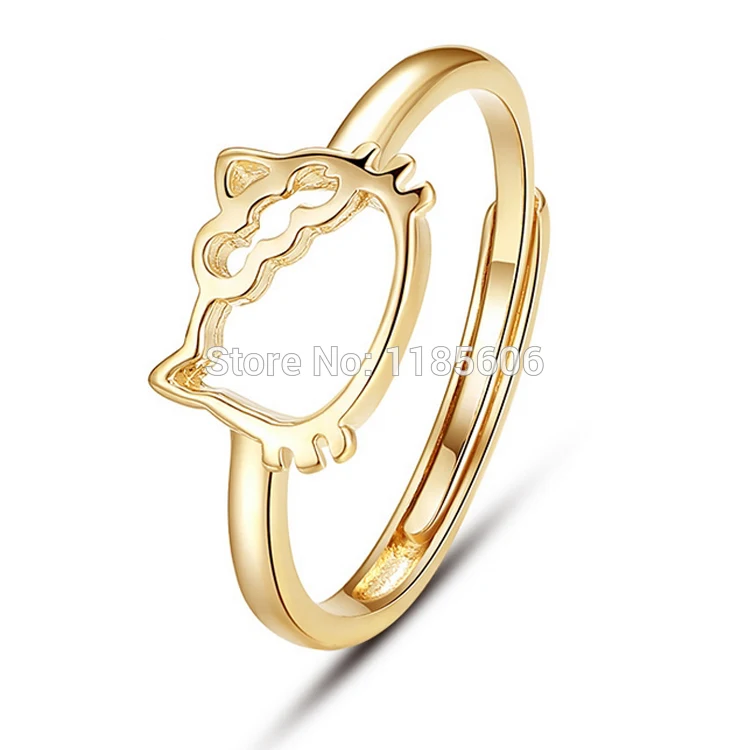 Женское кольцо из стерлингового серебра 925 пробы в Корейском стиле милое модное