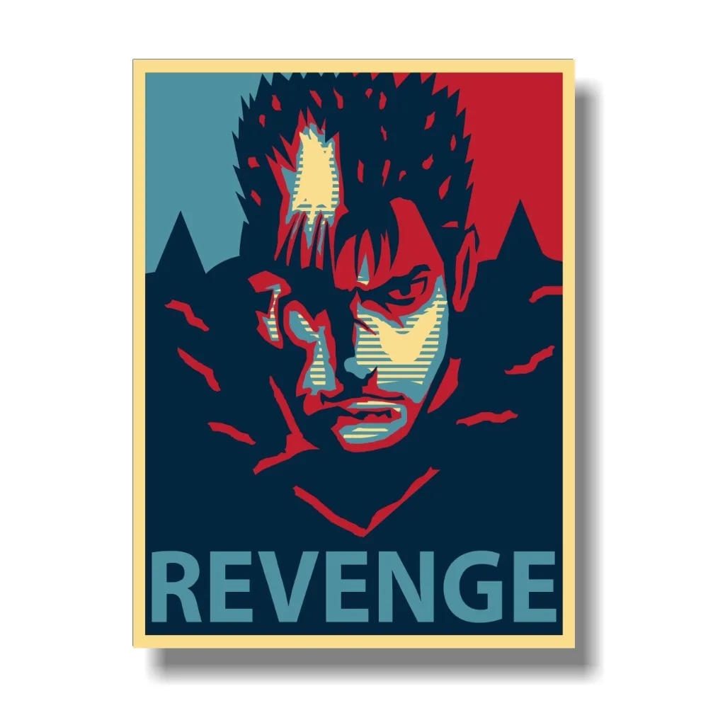 Berserk Poster Gut Griffith художественный шелковый аниме-плакат Настенный декор печать