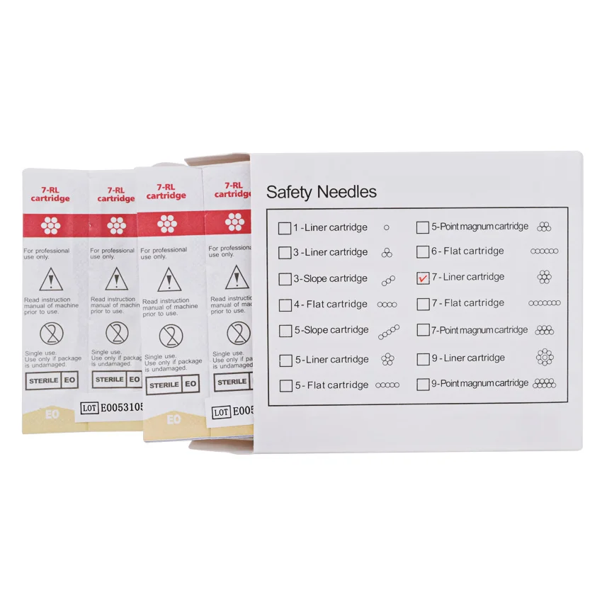 Профессиональная одноразовая стерилизованная тату машинка 7RL для перманентного