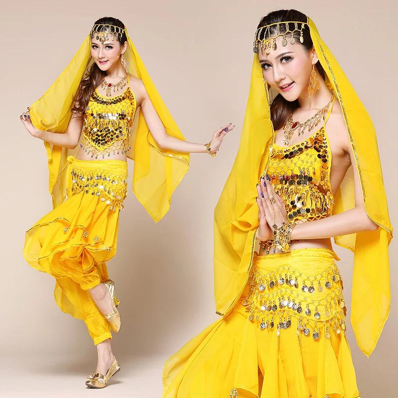 

Indian Belly Dance Costume Performance Suit Female Bellydance New Professional Practice Clothes Women Oriental Dance Set H4551