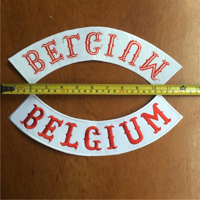 Вышитые нашивки для куртки 30x7 см с изображением ангелов команды мологической