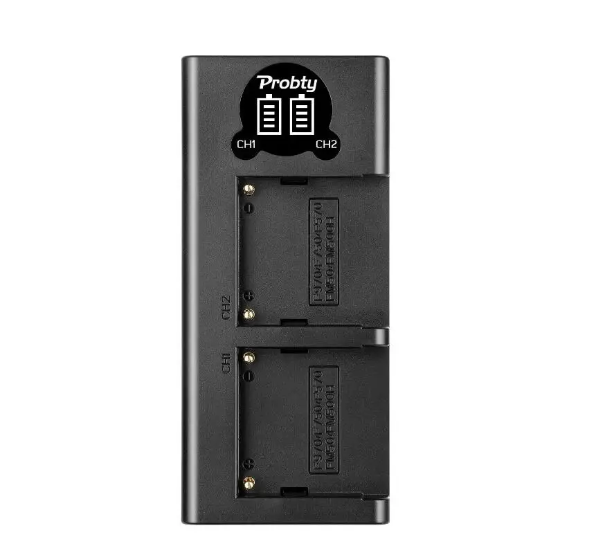 1 PcsCharger 5200 мА/ч, NP-F770 NP-F750 NP F770 np f750 NPF770 750 батареи+ светодиодный USB Зарядное устройство для sony NP-F550 NP-F770 NP-F750 F960 F970 - Цвет: 1 PcsCharger