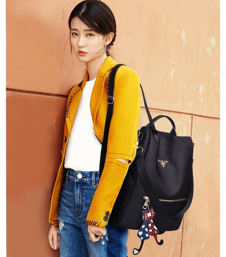 Рюкзак для девочек с защитой от кражи качественный рюкзак большой вместимости