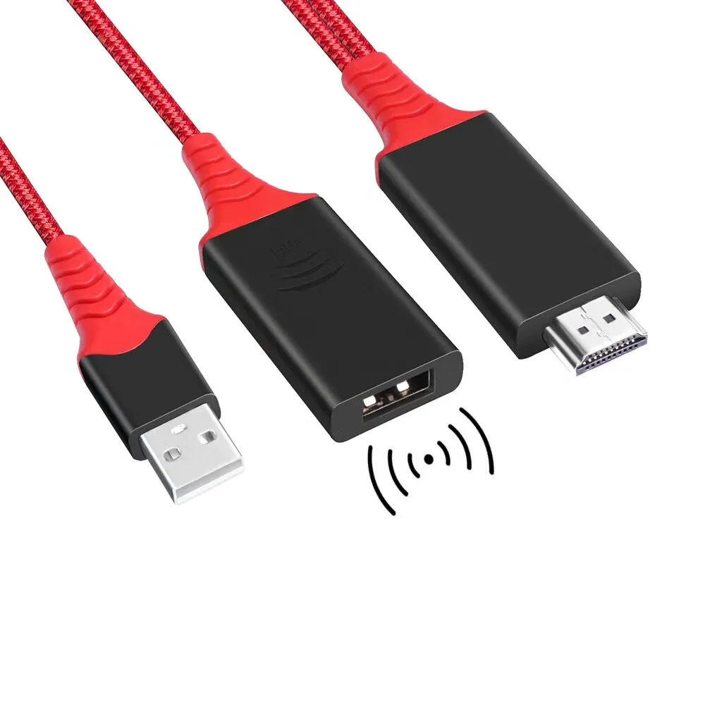 Беспроводной Wi Fi зеркальный HDMI кабель 2 4G адаптер проектора HDTV монитора для iPhone iPad
