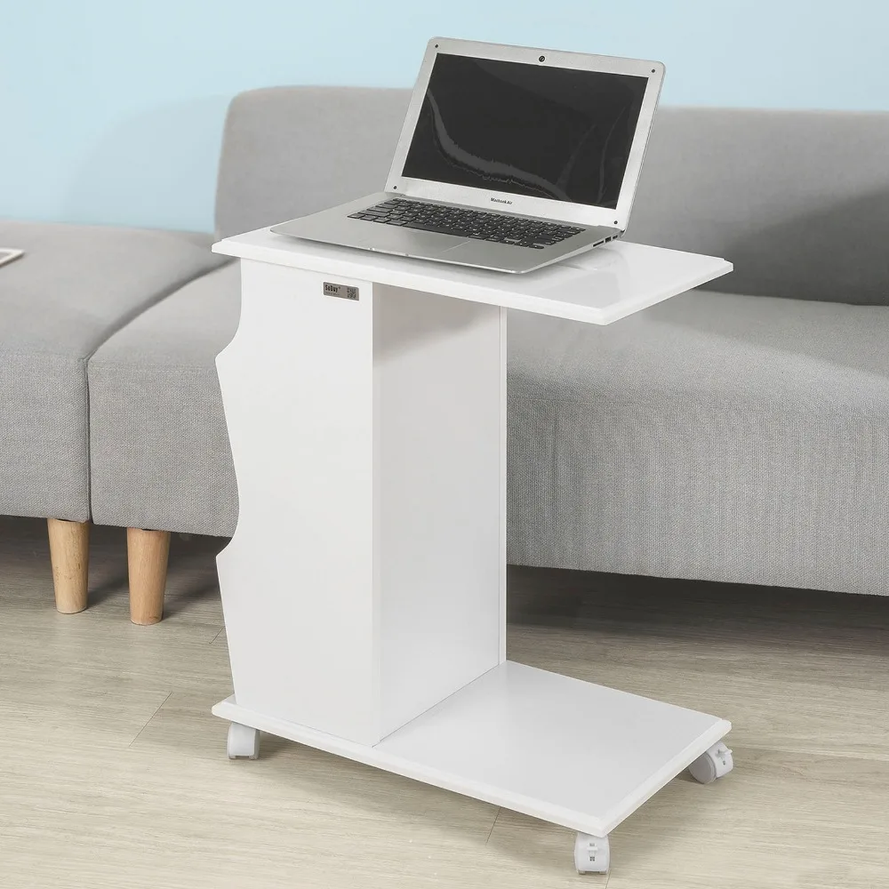 SoBuy®FBT67 W диван кровать приставной столик Кофе для ноутбука с регулируемой