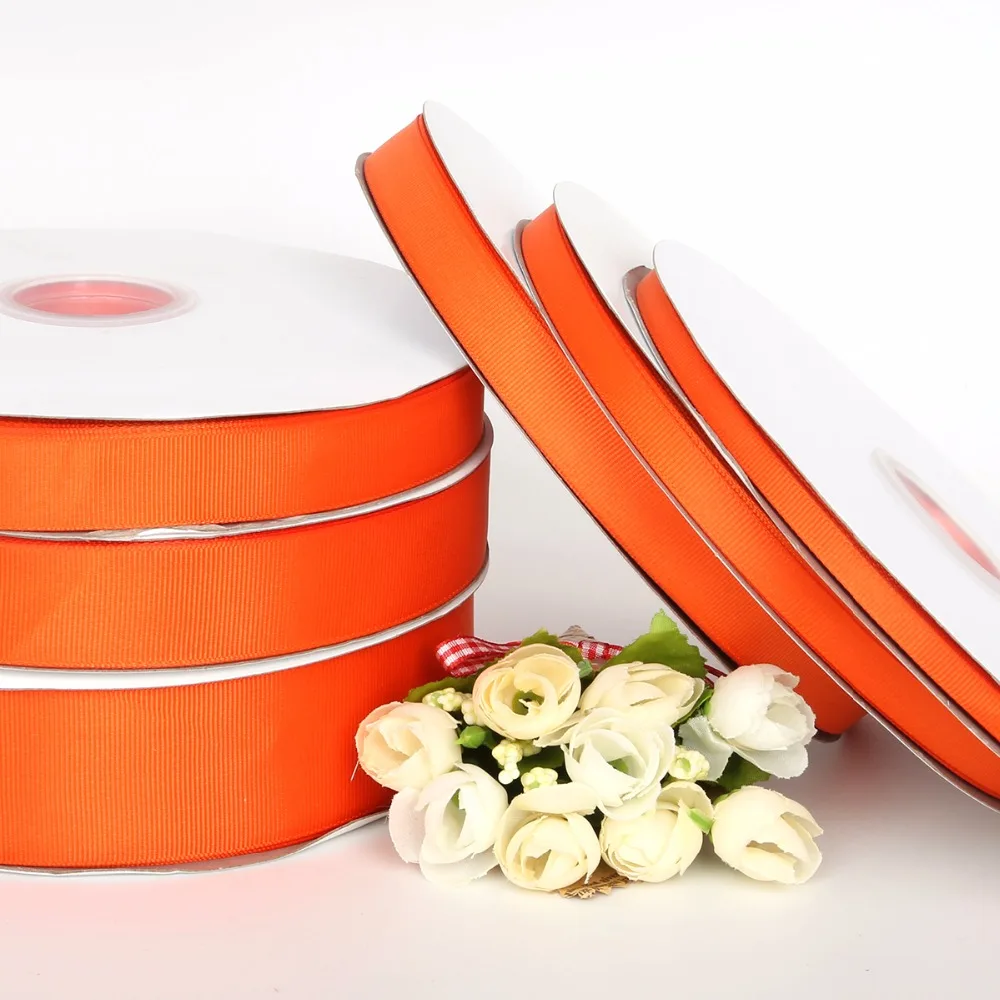 Оранжевая однотонная фотолента 100 ярдов двусторонняя лента украшение сделай сам