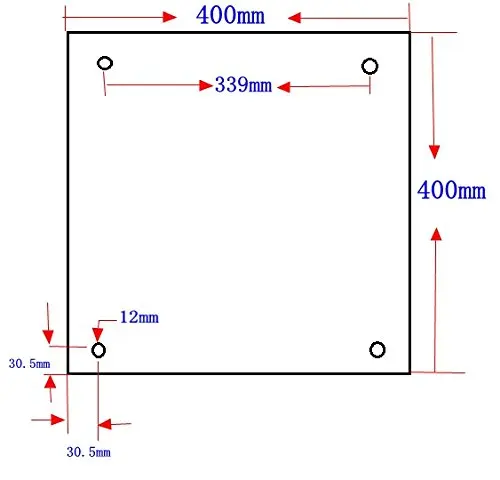 США Материал CR10 S4 силиконовый Нагреватель Pad 400x400 мм 120v 1000w для 3D принтеры кровать