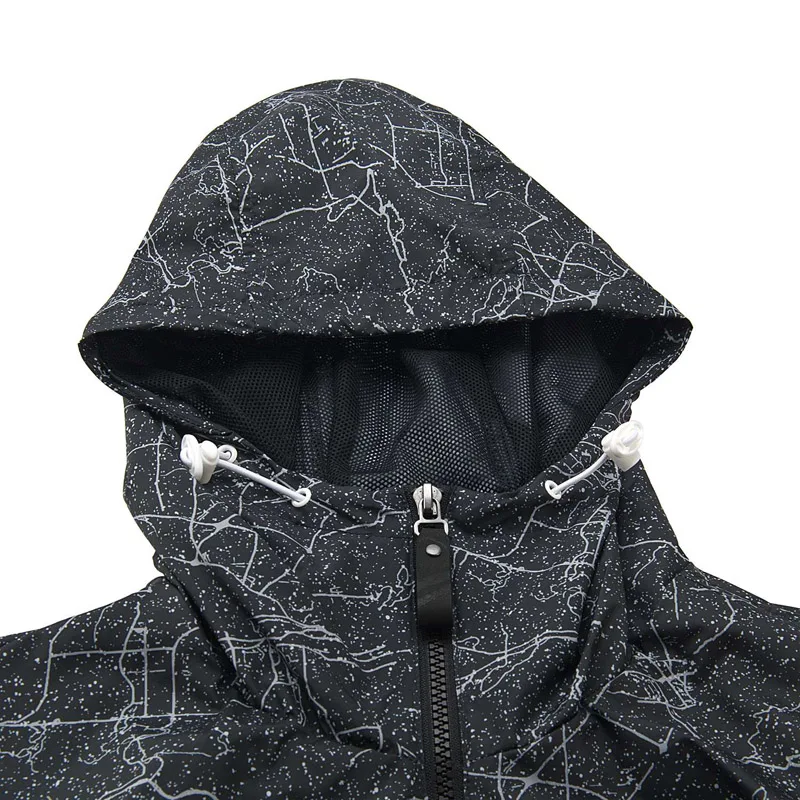 Li Ning Мужская трендовая ветровка полиэстер обычная посадка подкладка удобные