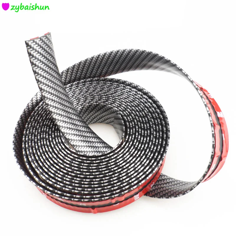 5D углеродного волокна на виниловые наклейки машину дверь бампер пленка