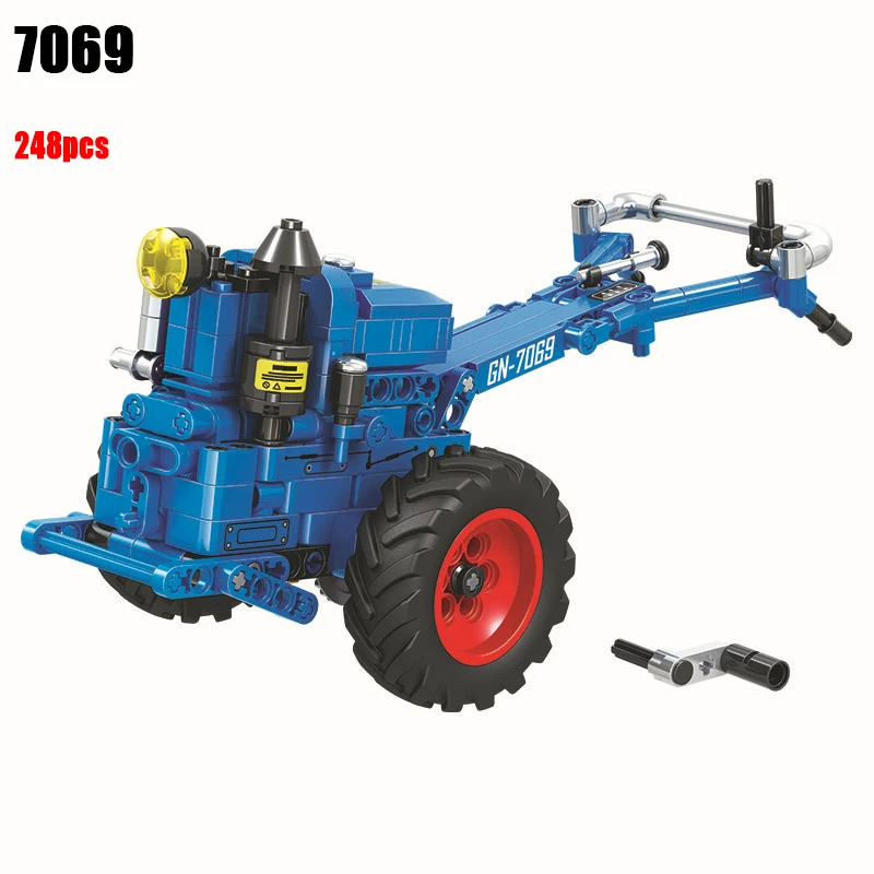 7069, 248 шт, серия Technic, ходячий трактор, набор блоков, DIY Кирпичи, игрушки для детей, отличный Забавный подарок