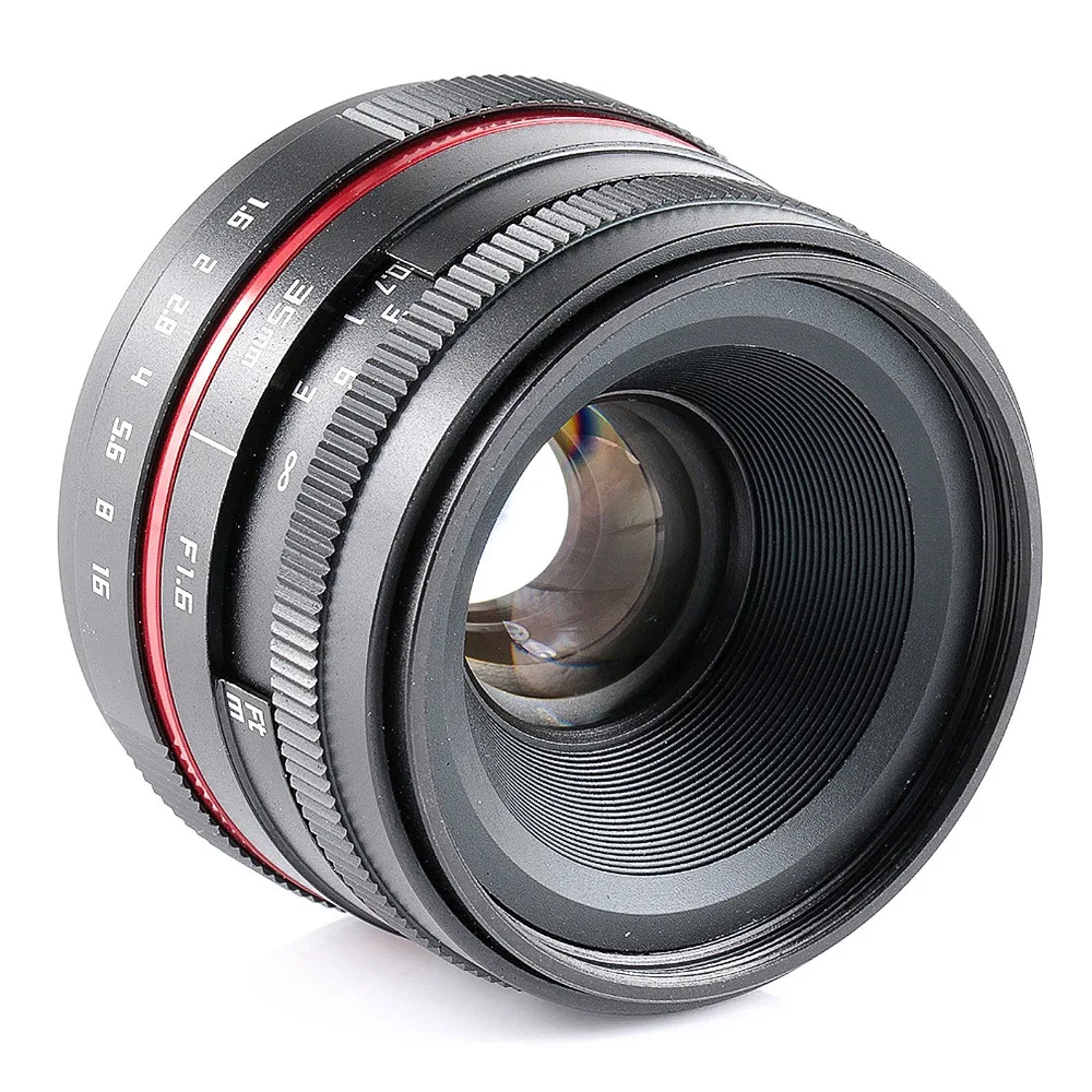 35 мм F1.6 маленький широкоугольный ручной aps-c объектив камеры для sony E Mount NEX 5T A6300 A6000 A5100