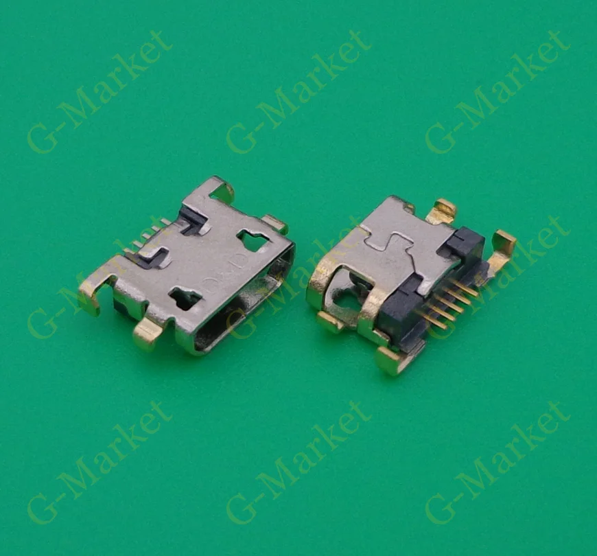 30 шт./лот для Alcatel OT7040 OT 7040 micro usb зарядный коннектор разъем док станции|lot lot|lot usblot |