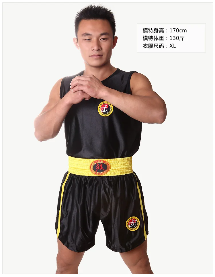 Детские/женские/мужские шорты MMA Muay Thai, боксерская форма, трусы+ футболки, спарринг, боевые искусства, Санда ушу, наряды, Део