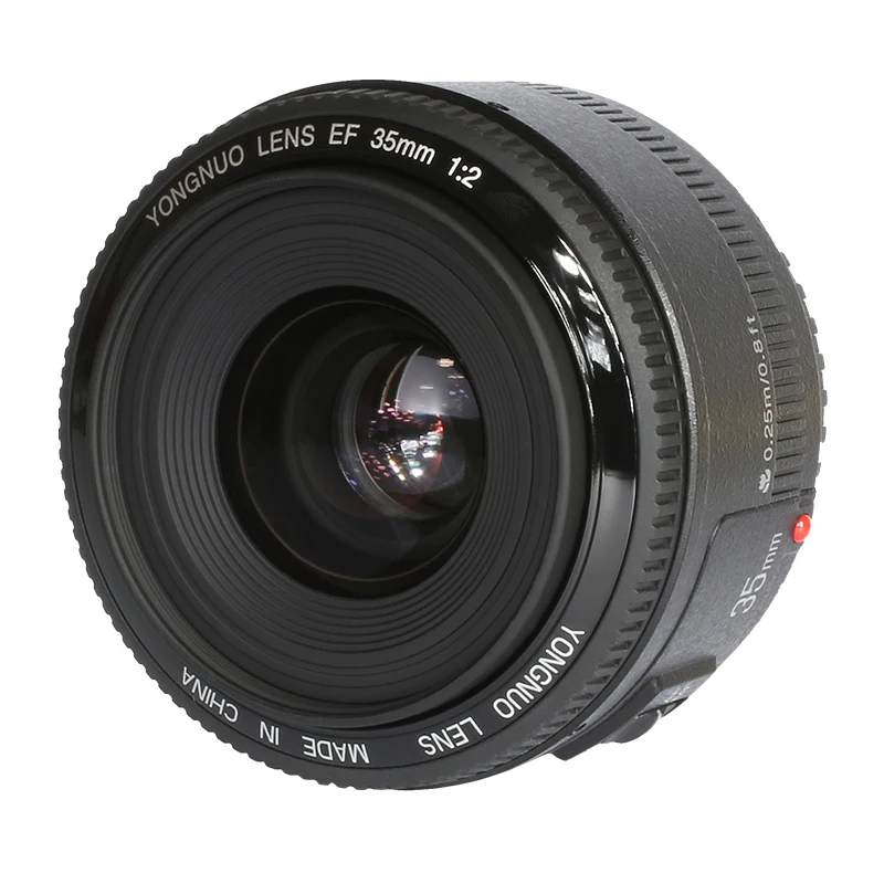 YONGNUO 35mm YN35mm F2 Lens 1:2 AF / MF Wide-Angle Fixed/Prime Auto Focus For Canon Nikon Camera | Электроника