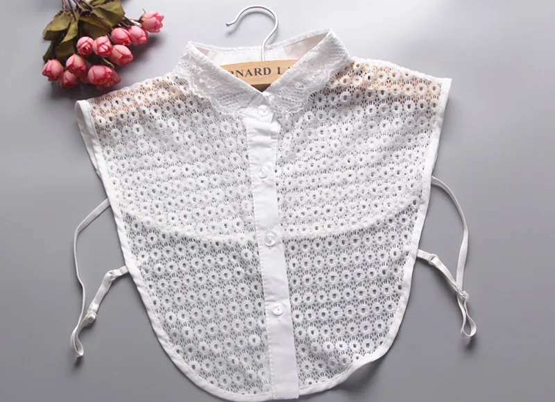 2017 Однотонная рубашка с декоративными жемчужинами для ногтей имитация воротника