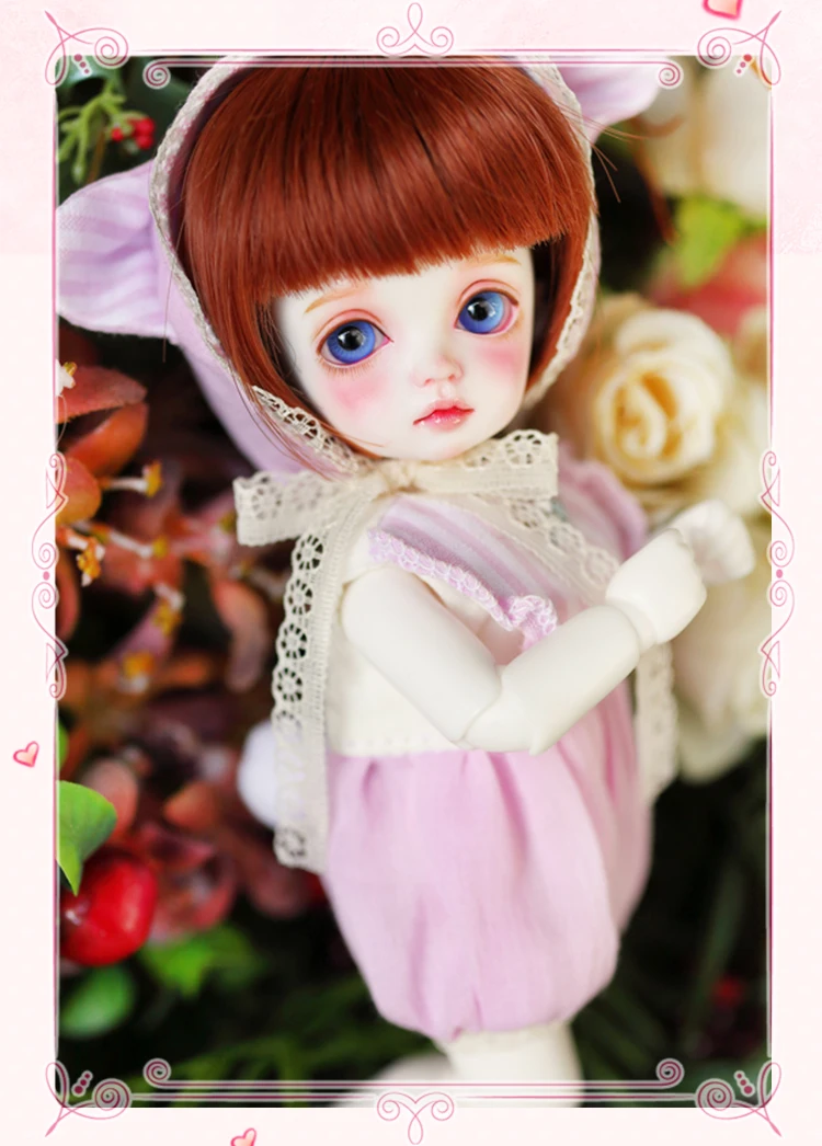 Бесплатная доставка кукла basics Miu 1/8 BJD/Модная Милая модель из полимерного диска