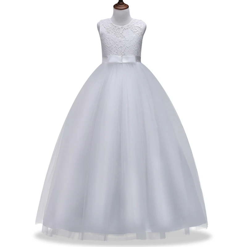 3-14T Teenage Girl Lace Princess Dress for Wedding Birthday Party Children Kids Evening Prom Dresses Girls | Детская одежда и