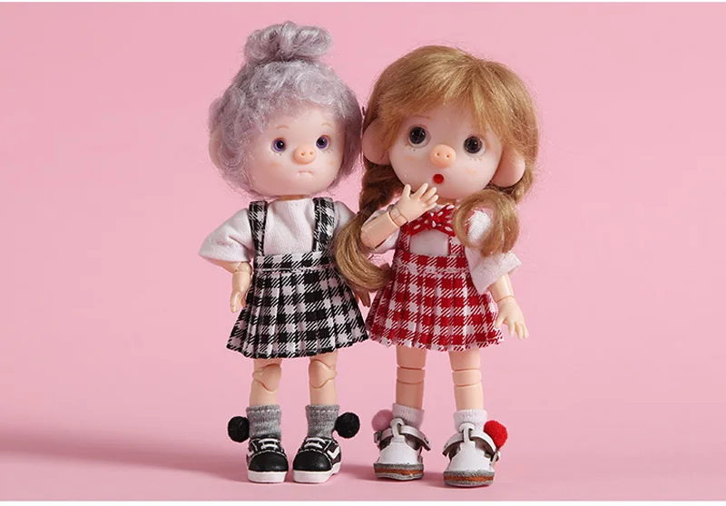 1Pcs pleated skirt Doll Skirt Clothes Accessories for 1/12 bjd | Игрушки и хобби