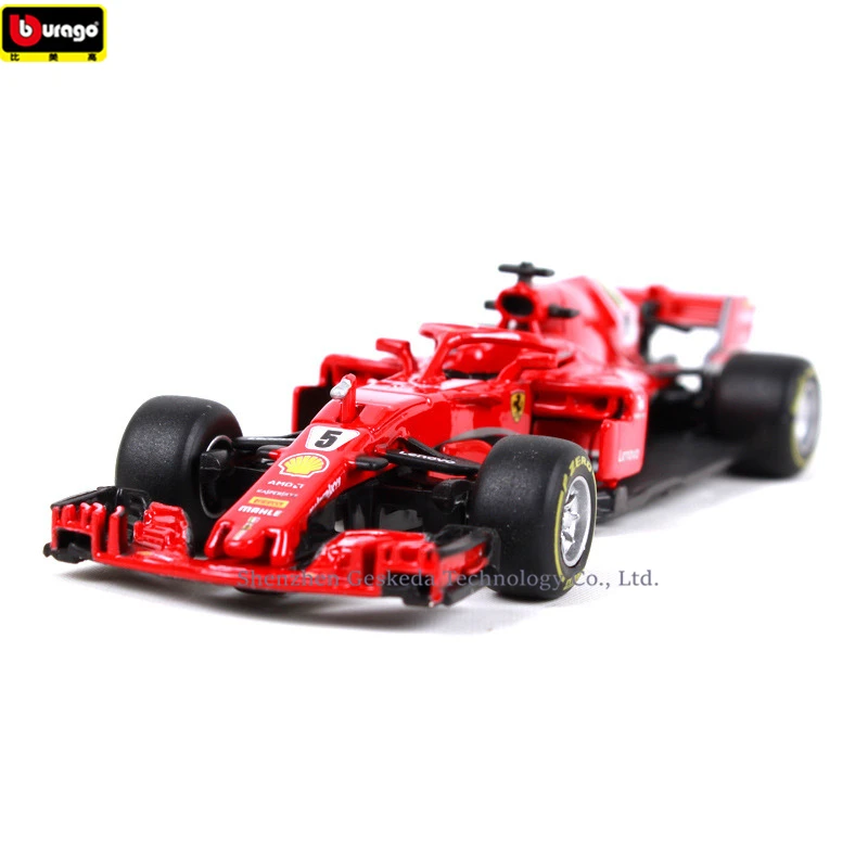 Bburago 1:43 Ferrari Racing F1 5 имитация сплава супер игрушка модель автомобиля для с рулевым колесом управления переднего колеса рулевого управления