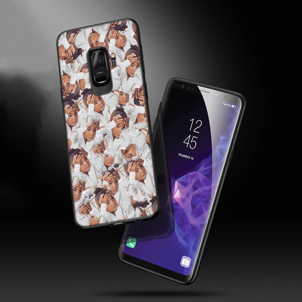Мягкий ТПУ чехол Lavaza Kimoji Kim Kardashian kanye west north kylie jenner для Samsung Galaxy A10 A30 A40 A50 A70 M10 M20 M30 |