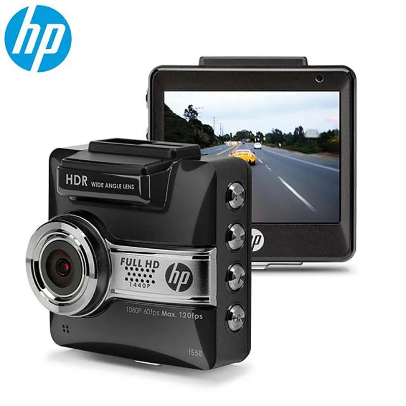 HP рекордер для вождения F558 HD 1440P ночное видение мини умная машина контроля