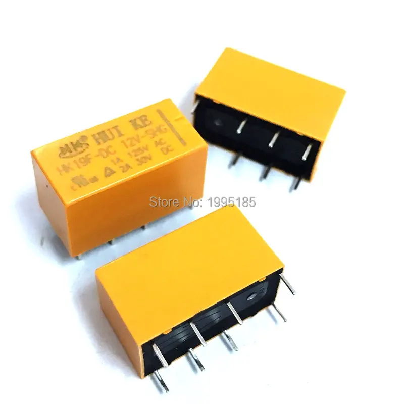 5 шт. реле HK19F DC12V SHG 12VDC 8PIN твердотельное 12В Rele HK91F DC высококачественное связи|Реле| |