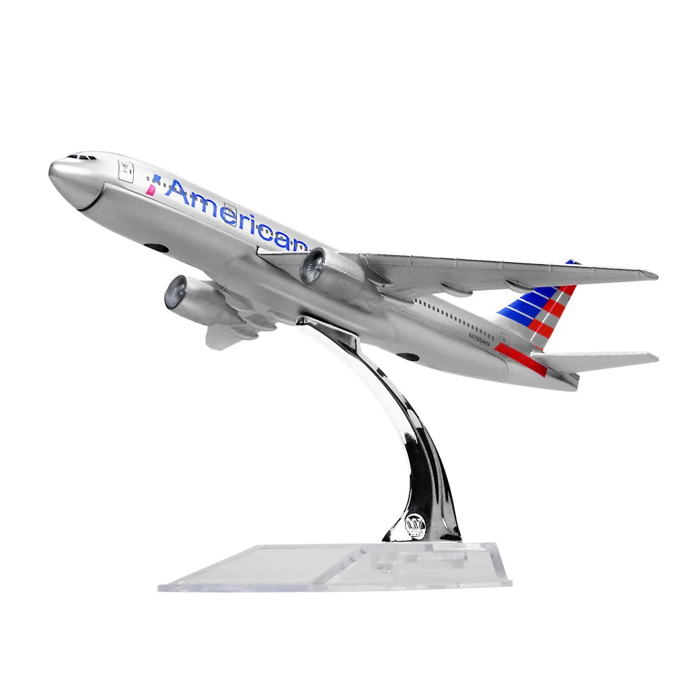 Модель самолета модель из металлического сплава Boeing 777 16 см подарок на день