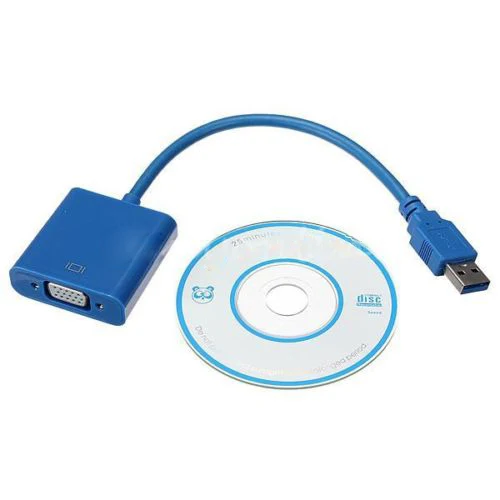 Совершенно новый USB 3 0 к VGA дисплей Внешний видео кабель Шнур адаптер для Win 7 8|to