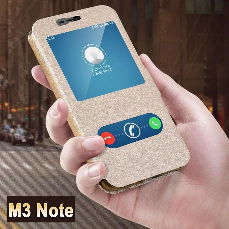 Чехол для Meizu m3 note чехол с окошком кожаный miezu Роскошный из искусственной кожи m 3