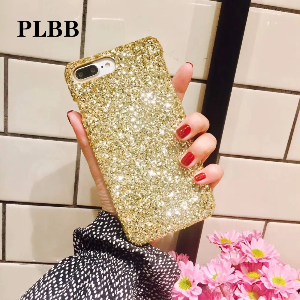 Брендовый роскошный блестящий чехол PLBB для iPhone 8 Plus 7 | Мобильные телефоны и