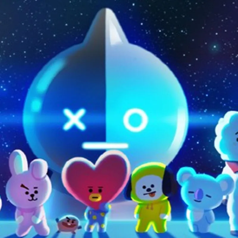 1 Аниме Bangtan мальчики BTS bt21 vapp наволочка 3D две стороны Печатный TATA VAN COOKY CHIMMY SHOOKY KOYA RJ MANG Чехлы для подушек - Цвет: 1