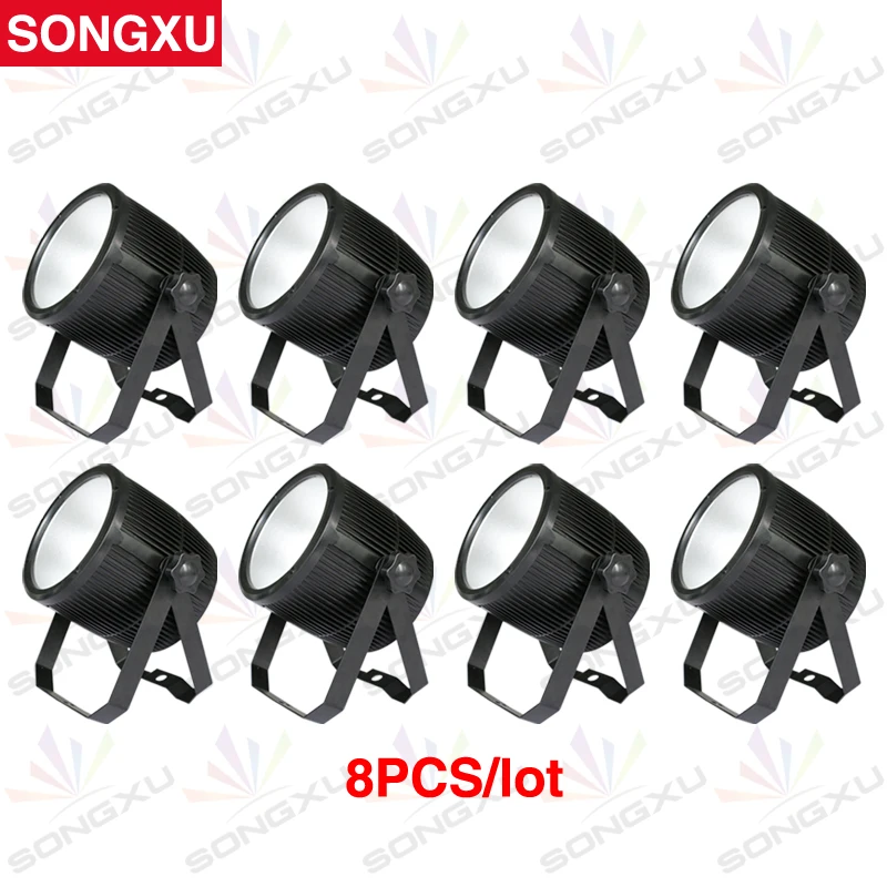 SONGXU 8 шт./лот 1X 60 Вт 3в1 RGB LED COB немой Par свет высокой мощности светодиоды с цветным