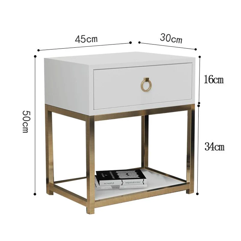 Модные прикроватные тумбочки Louis простые для хранения современный дом полностью