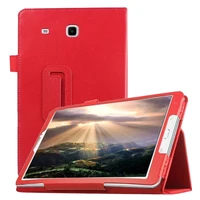 tablet case for samsung galaxy tab e 9 6 t560 t561 slim folding flip stand cover pu leather cases for samsung tab e t560 funda