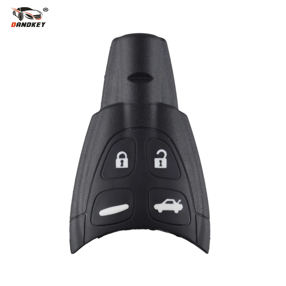 DANDKEY 4 кнопочный ключ автомобиля корпус Fob для SAAB 93 95 9-3 9-5 WF 4 мягкие кнопки сменный без ключа