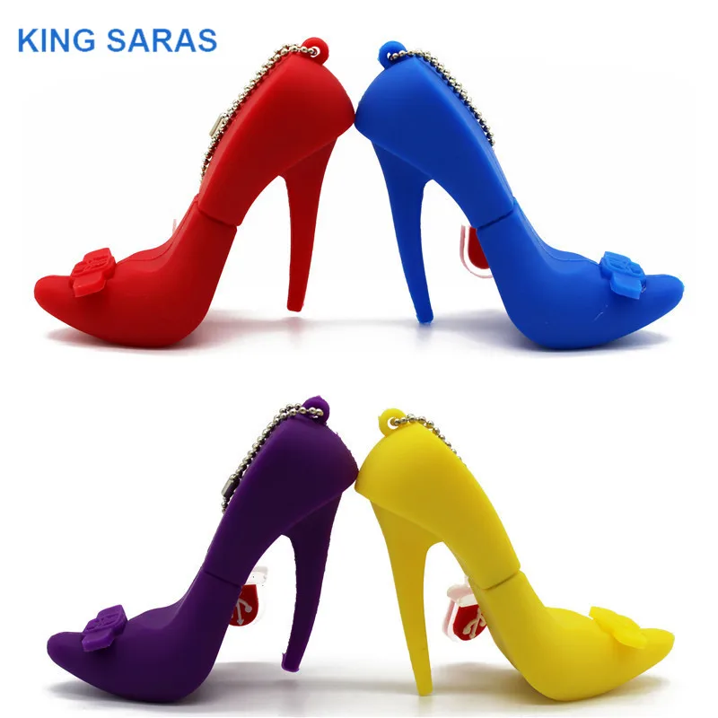 KING SARAS 64 Гб мультфильм bpue красный фиолетовый желтый 4 цвета usb флеш-накопитель 2 0 ГБ
