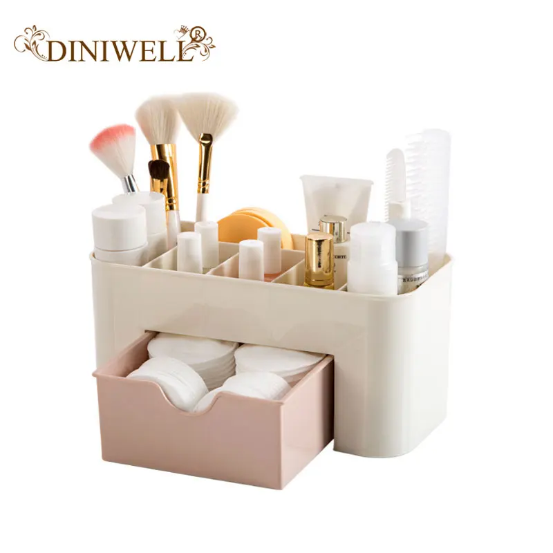 Коробка для хранения косметики DINIWELL многофункциональные пластиковые настольные