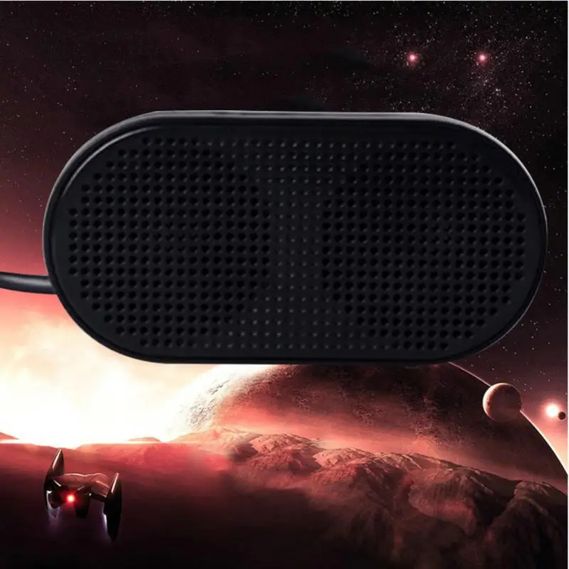 Мини Портативный USB музыкальный плеер черный стерео мини динамик Уникальный для ноутбука