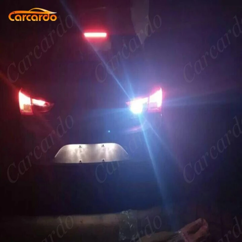 Carcardo 2 шт. 1156 BA15S 8 COB 360 градусов Shine P21W светодиодная Автомобильная задняя лампа |