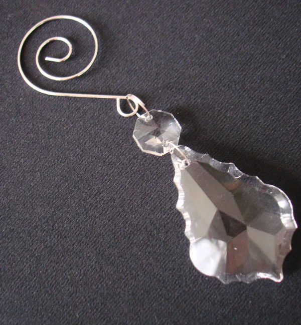 100 шт./лот металлический необычный крючок + восьмиугольный бисер кленовый лист