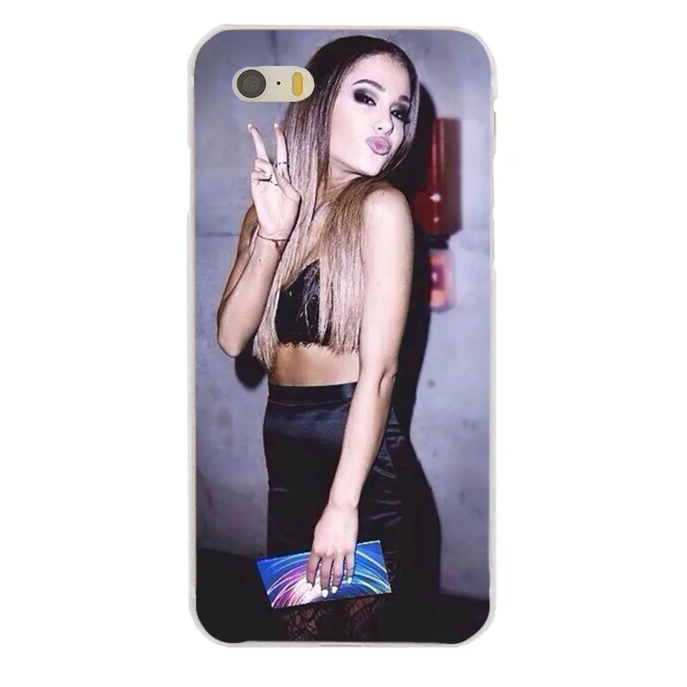 Мягкая Капа Сексуальная Gril Ariana Grande Pop Star для Sony Xperia Z Z1 Z2 Z3 Z4 Z5 compact Mini M2 M4 M5 T3 E3 E5 XA XA1 XZ