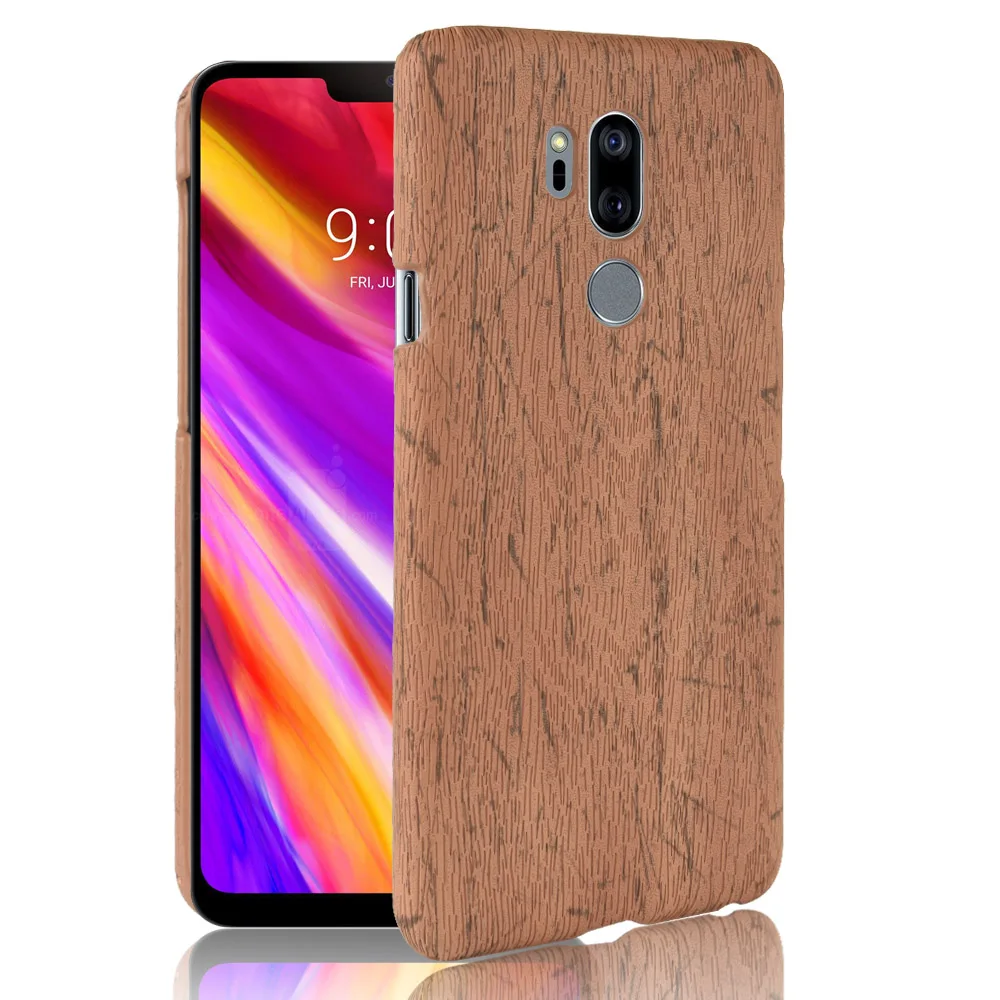 Woodern ретро кожаный чехол для LG G7 кожного покрова ударопрочный жесткий корпус на