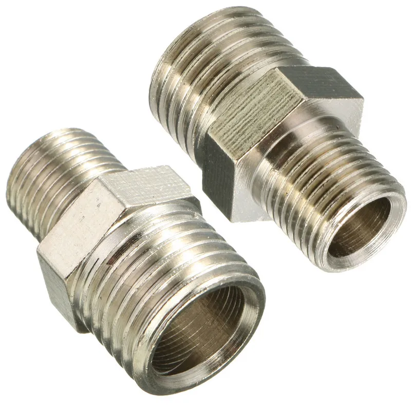 1x мужской Аэрограф шланг 1/4 ''BSP штекер до 1/8'' BSP адаптер фитинг разъем для мини воздушного компрессора