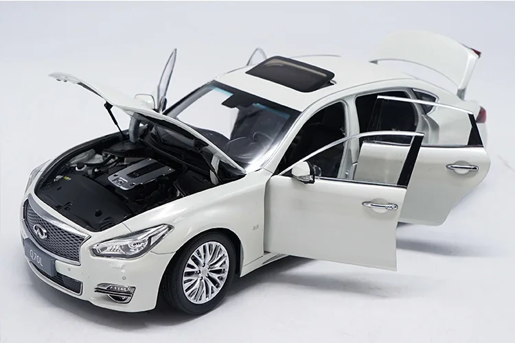 1:18 Infiniti Q70L высокая модель автомобиля из цинкового сплава, коллекция и подарок металлическая роскошная модель автомобиля, шесть открытых дверей