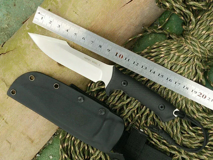 Высококачественный стальной прямой нож D2 охотничий высокой твердости уличный