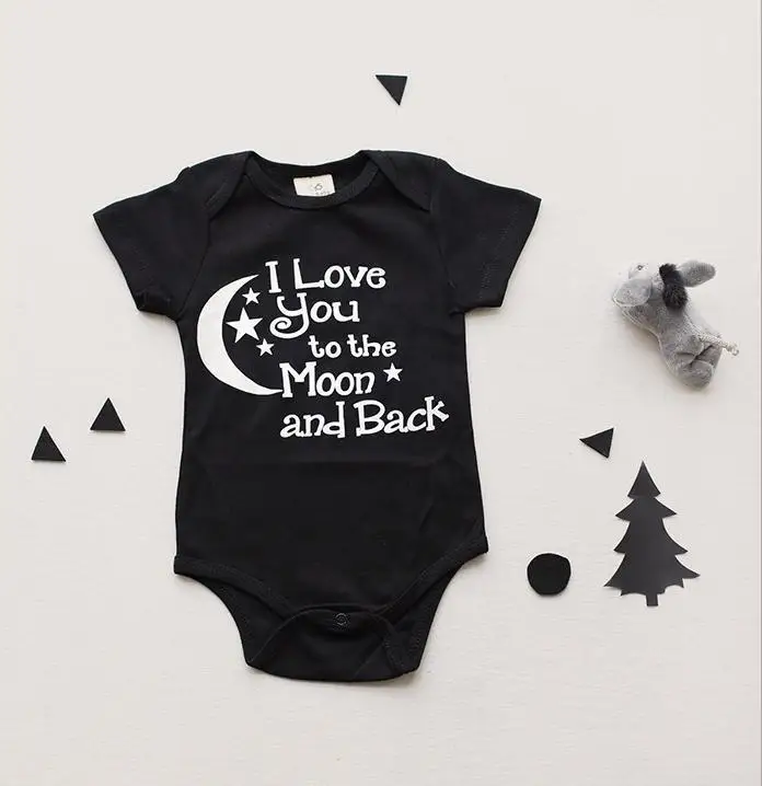 Сиамская одежда детская Детский комбинезон с принтом Луны и звезд