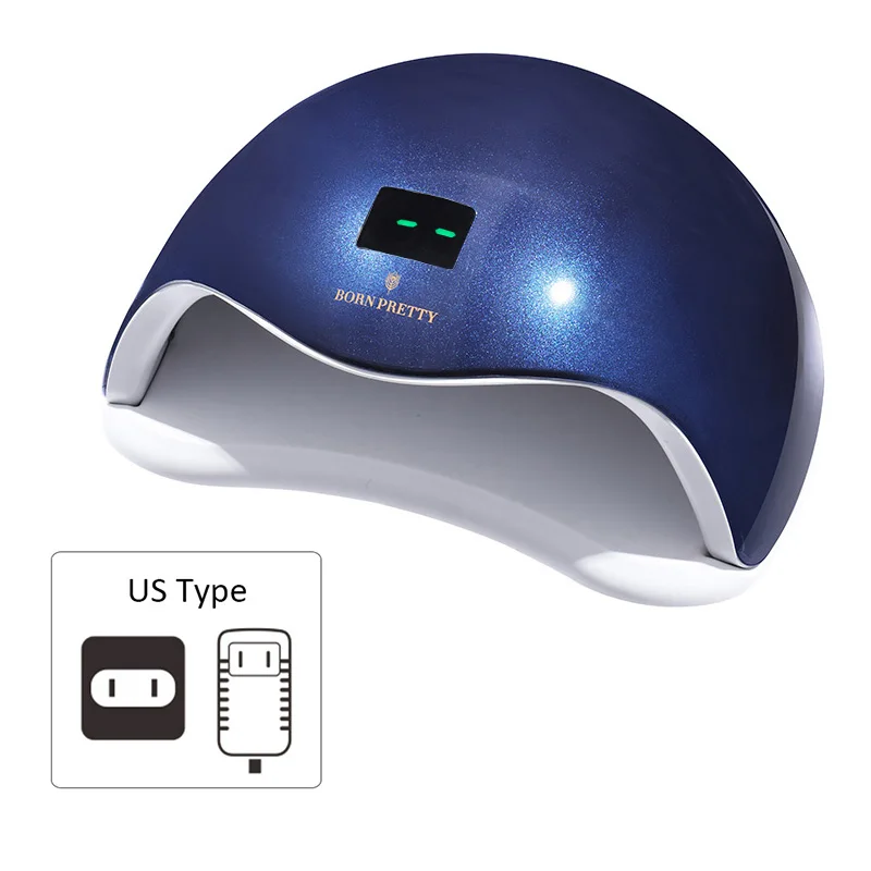 Сушилка для ногтей BORN PRETTY, СВЕТОДИОДНЫЙ УФ-светильник для ногтей, USB лампа для маникюра, ЖК-дисплей, сушка, Гель-лак для ногтей, инструмент для дизайна ногтей