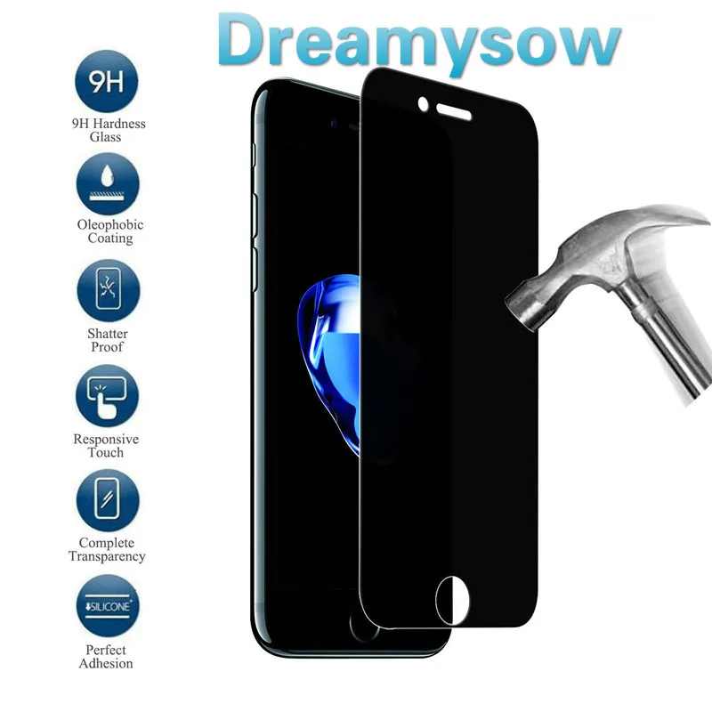 Анти Шпион конфиденциальности для iPhone 7 8 Plus 6 6S plus 5 5S SE 5C XS XR анти шпионская пленка 0